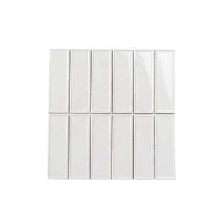 โมเสค TIMELESS TILES รุ่น BAR 29.3X28.5 ซม. สีขาว ผิวเงา_0